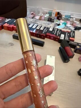 Estee Lauder Shimmering Bronze-Gold Lip Gloss